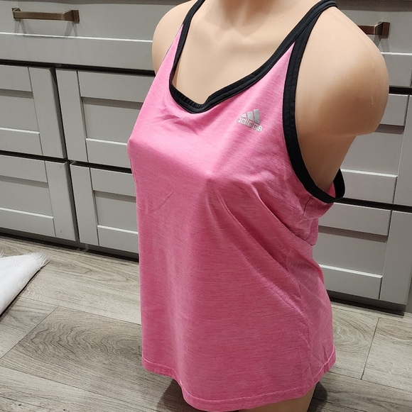 Adidas Women's Pink Tank Top - Picture 1 of 3